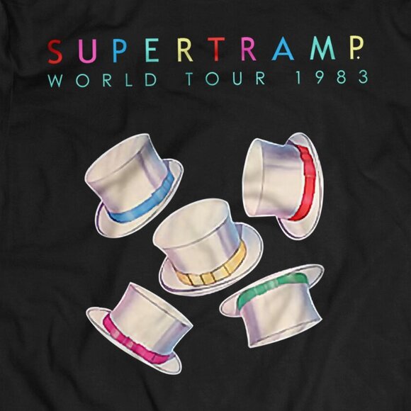 Supertramp 1983 World Tour Rock Band Fan Gift Graphic Retro Concert T-Shirt 79 - Picture 2 of 6